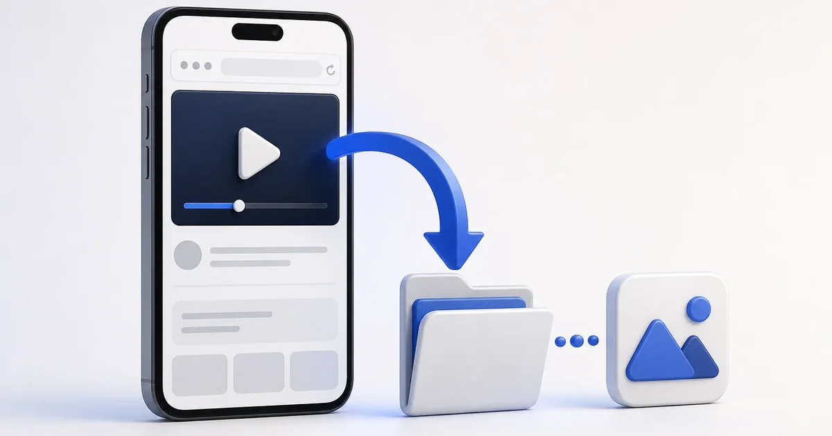 Pasos para descargar un video de X con Safari y encontrarlo en Archivos en iPhone